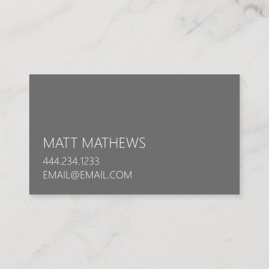 アプライアンス修理サービス  名刺 (裏面)