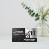 アプライアンス | サービスの修復 名刺 (スタンド正面)
