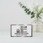 アプライアンス |ハンマーとレンチ 名刺 (スタンド正面)