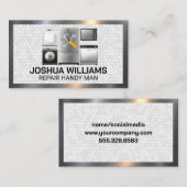 アプライアンス |ハンマーとレンチ 名刺 (正面/裏面)