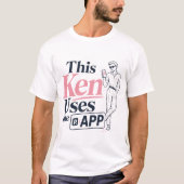 アプリを使います Tシャツ (正面)