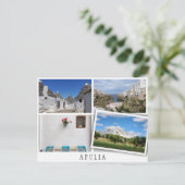 アプリアの風景は、ゆるいイメージとコラージュを組み合わせている ポストカード (スタンド正面)