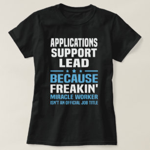 アプリケーションのサポートリード Tシャツ