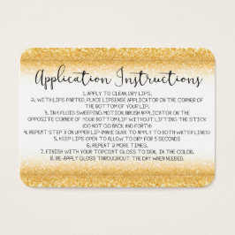 アプリケーション指示カード