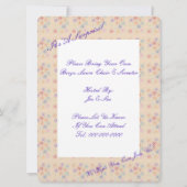 アプリコかわいらしット花紙招待状 招待状 (裏面)