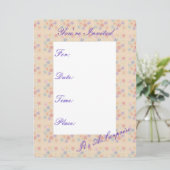 アプリコかわいらしット花紙招待状 招待状 (スタンド正面)