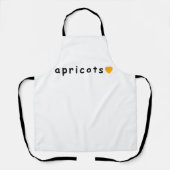 アプリコットが大好き エプロン (正面)