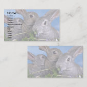 アプリコットとブルーレックス 名刺 (正面/裏面)