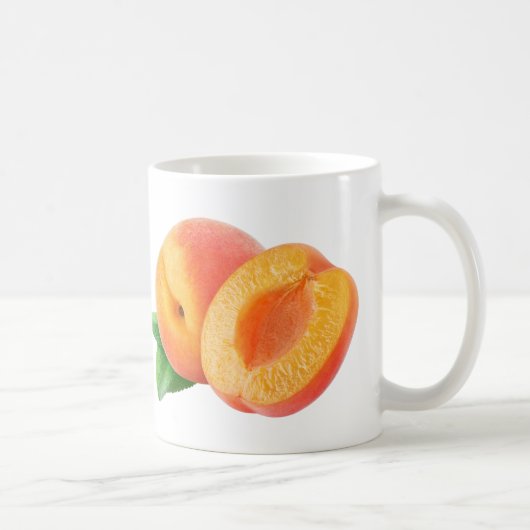 アプリコットを切る コーヒーマグカップ (右)