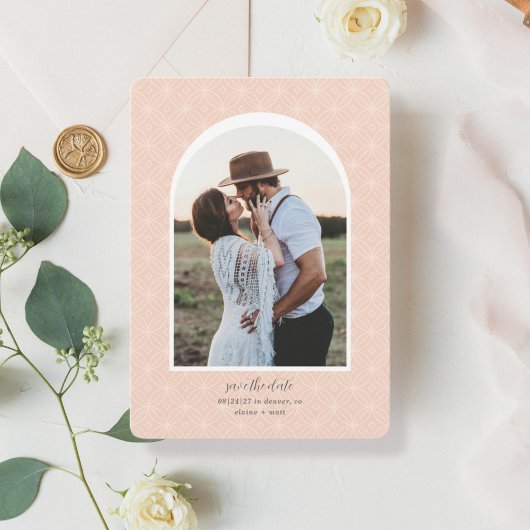アプリコットアーチフォトセーブ・ザ・デート案内 案内状