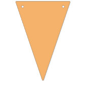 アプリコットオレンジのバンティングバナーフラグ バンティングフラッグ (第1の旗)