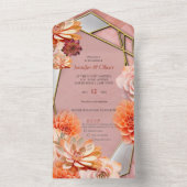 アプリコットクラッシュカラー2024 （多肉株） オールインワン招待状 (内側)