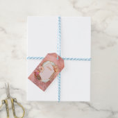 アプリコットクラッシュ多肉色 ギフトタグ (より糸付き)