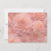 アプリコットクラッシュ多肉色 招待状 (裏面)