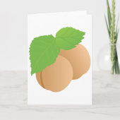 アプリコットグリーティングカード カード (正面)