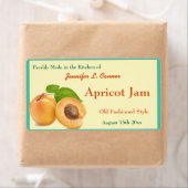 アプリコットジャムまたは缶詰ジャーを保存 ラベル (インサイチュ)