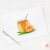 アプリコットジャム スクエアシール (封筒)