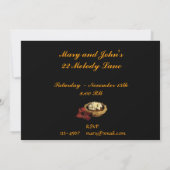 アプリコットタートブリナー招待状 招待状 (裏面)