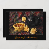 アプリコットタートブリナー招待状 招待状 (正面/裏面)