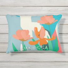 アプリコットチューリ芸術的ップモダンカラーブロックカスタム