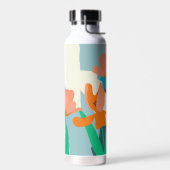 アプリコットチューリ芸術的ップモダンカラーブロック春 ウォーターボトル (左面)