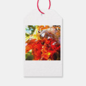 アプリコットツリーリーク樹脂抽象芸術抽象芸術ペイント ギフトタグ (裏面)