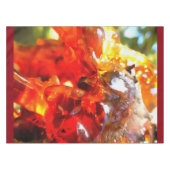 アプリコットツリーリーク樹脂抽象芸術抽象芸術ペイント テーブルクロス (正面(横))