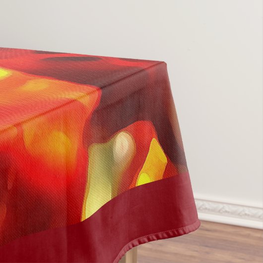 アプリコットツリーリーク樹脂抽象芸術抽象芸術ペイント テーブルクロス (インサイチュ)