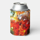 アプリコットツリーリーク樹脂抽象芸術抽象芸術ペイント 缶クーラー (缶裏面)