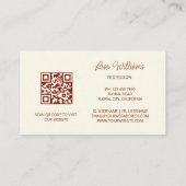 アプリコットバララグジュリー 名刺 (裏面)