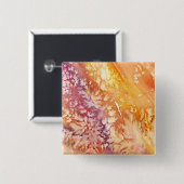 アプリコットバラ抽象デザイン 缶バッジ (正面&裏面)