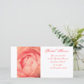 アプリコットバラ – ブライダルシャワー招待 (スタンド正面)
