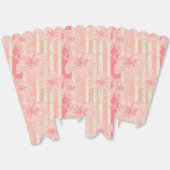 アプリコットピーチピンクフローラストライプの模様 フェイバーボックス (見開き)