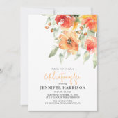 アプリコットフローラお祝いの生活葬儀 招待状 (正面)