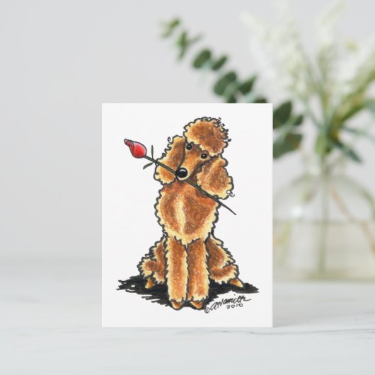 アプリコットプードルスウィートアールヴァレンティネス シーズンポストカード (スタンド正面)