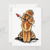 アプリコットプードルスウィートアールヴァレンティネス シーズンポストカード (正面/裏面)