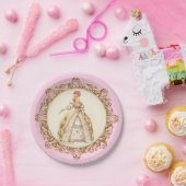 アプリコットプードルマリーアントワネット紙プレート ペーパープレート (パーティー)