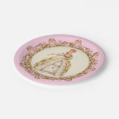 アプリコットプードルマリーアントワネット紙プレート ペーパープレート (アングル)