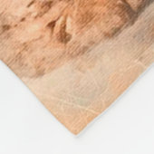 アプリコットプードル7歳 – かわいい恋人への贈り物 フリースブランケット (角)