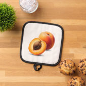 アプリコットポットホルダー 鍋敷き (トップダウン)