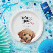 アプリコットポ結婚ードルありがとう ペーパープレート (パーティー)