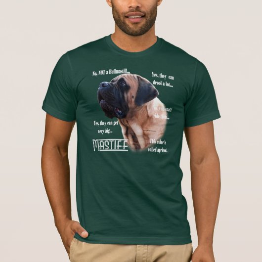アプリコットマスティフFAQダークシャツ Tシャツ (正面)