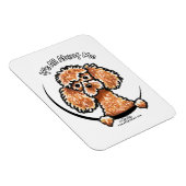 アプリコットミニチュアプードルダム マグネット (右側)