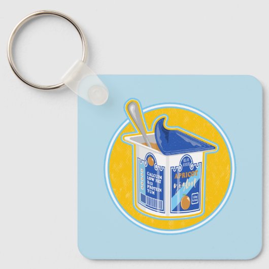 アプリコットヨーグルトが大好き キーホルダー (正面)