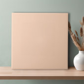 アプリコットライトピーチミニマリスト無地のカラー タイル