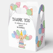 アプリコットラブラドードル誕生日サンキューオフィードボックス フェイバーボックス (オープン)