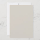 アプリコットリーフ ウェディング Taupe 招待状 (裏面)