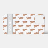 アプリコットレッドパーソナライズされたゴールデンドードルドッグ Case-Mate iPhoneケース (裏面 (横))