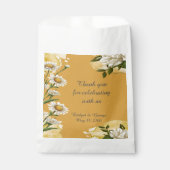 アプリコットヴィンテージホワイトマーガレットフラワーエレガンス フェイバーバッグ (正面)