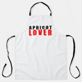 アプリコット愛好家 エプロン (正面)